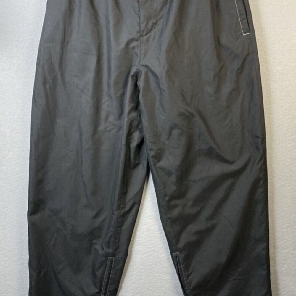 Sun Mountain Rainflex Pants Mens M‎ Black Waterproof Lined Nylon Golf Ankle Zip